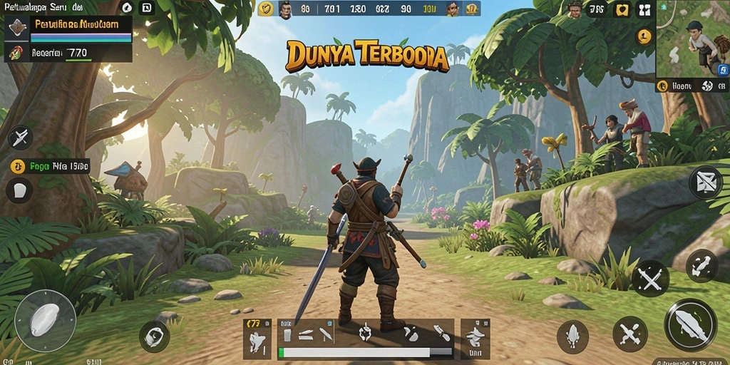 Gameplay Open World yang memukau dan mendebarkan di 77RP.