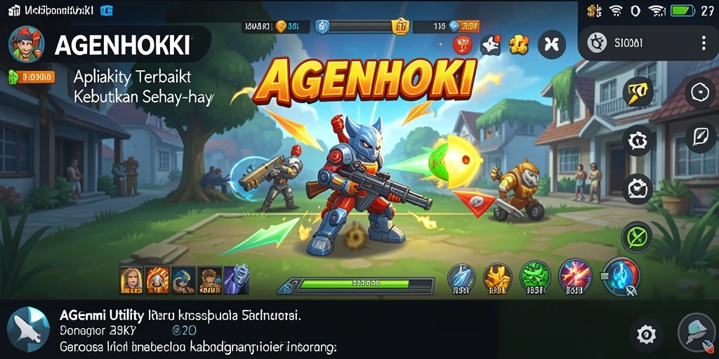 Tampilan antarmuka AGENHOKI yang sederhana dan fungsional.