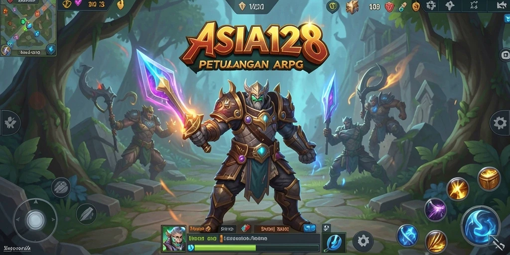 Screenshot menampilkan aksi seru dalam permainan ARPG ASIA128.