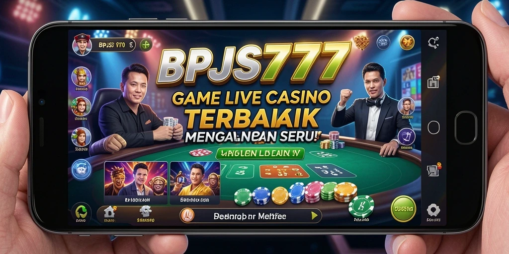 Screenshot gameplay BPJS777 menampilkan suasana Live Casino yang seru dan interaktif.