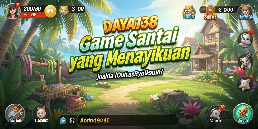 Gameplay seru dan santai di <strong>DAYA138</strong> dengan karakter yang lucu.
