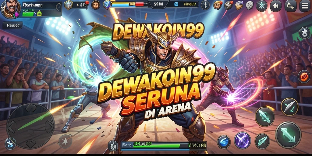 Gameplay menarik DEWAKOIN99 menampilkan pertarungan yang seru dan dinamis.