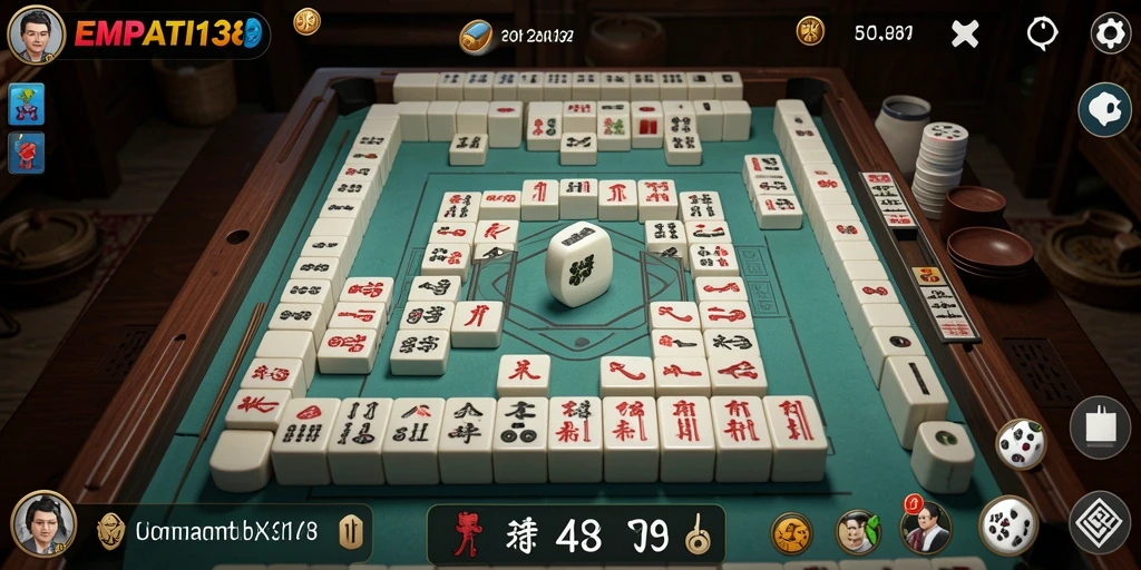 Gameplay seru Mahjong yang menantang dan menghibur.
