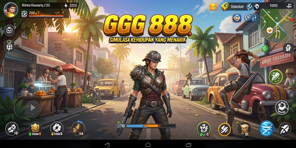Tampilan gameplay GGG888 yang menarik dan interaktif.