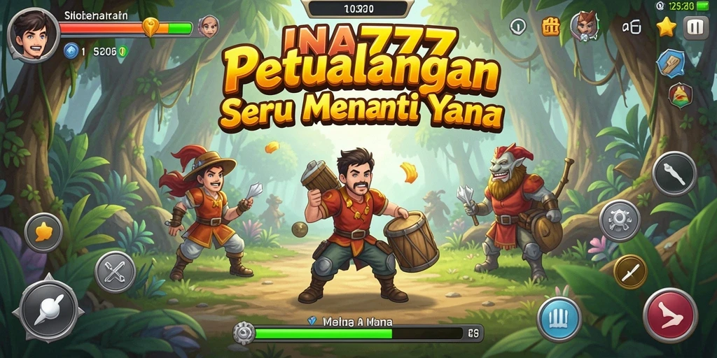 Screenshot gameplay INA777 menampilkan petualangan penuh aksi.