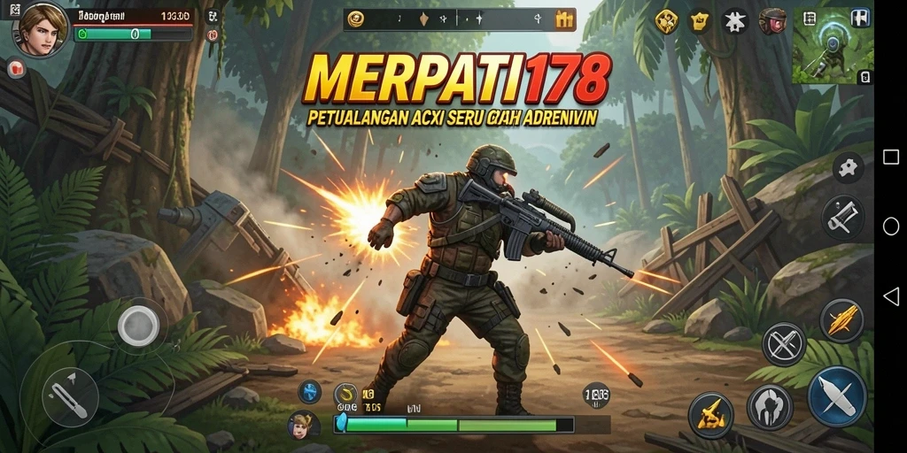 Tangkapan layar gameplay MERPATI178 yang penuh aksi dan tantangan.