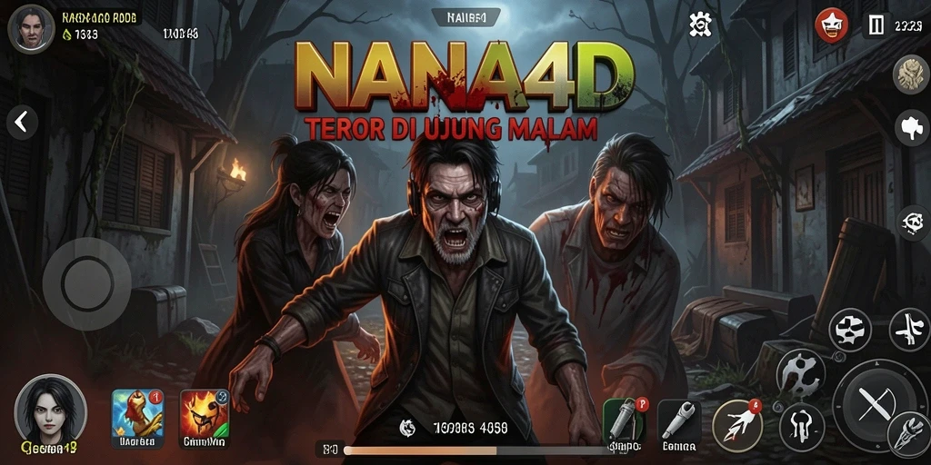 Gameplay menyeramkan NANA4D yang memicu adrenalin dan ketegangan.