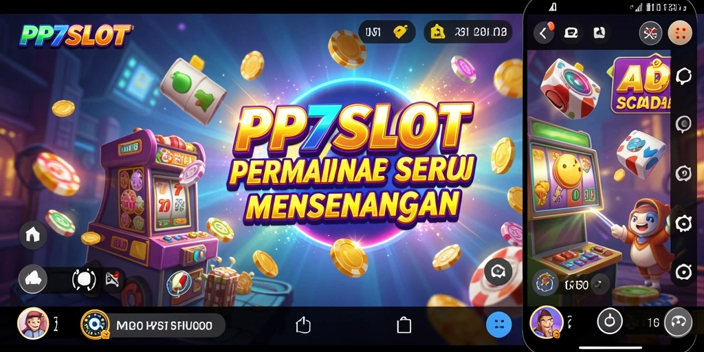 Tangkapan layar utama PP7SLOT menampilkan gameplay seru dan grafis yang menawan.