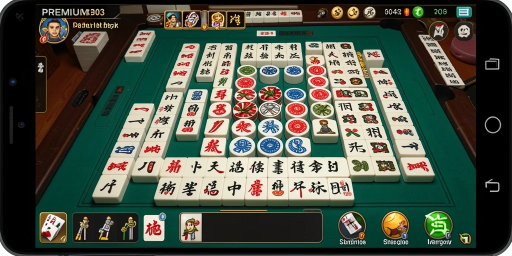 Tampilan gameplay PREMIUM303 yang seru dan menantang di meja Mahjong.