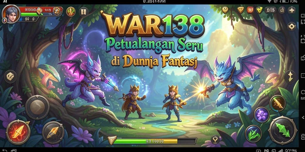 Tangkapan layar utama dari gameplay <strong>WAR138</strong> yang menampilkan aksi seru dan dunia petualangan.